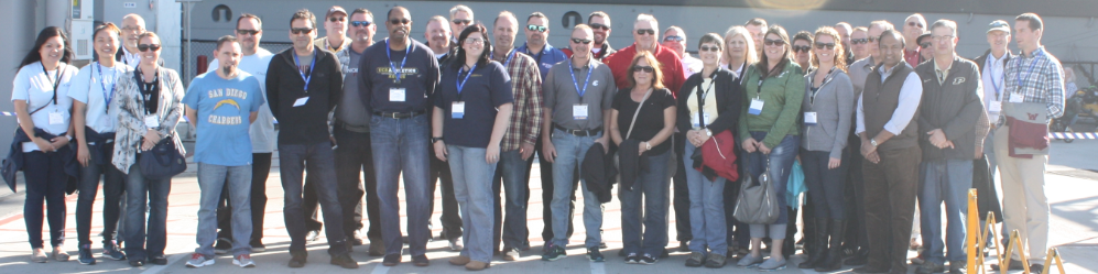 ULSCA attendees at the USS Midway in San Diego